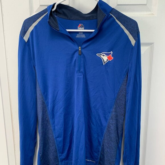 Blue Long Sleeve Shirt with Logo - Picture 2 of 4